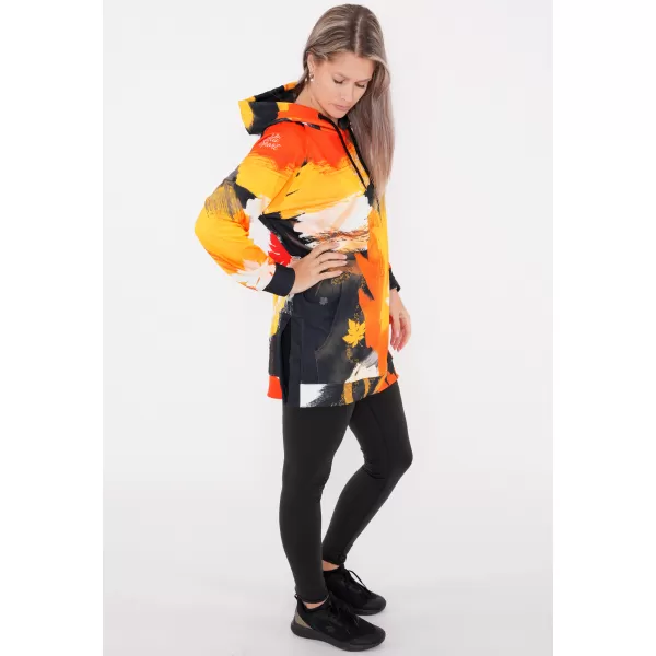  Prémium női funkcionális hosszabbított pulóver ALTISPORT VOJ/ALW019MI03 NARANCS 