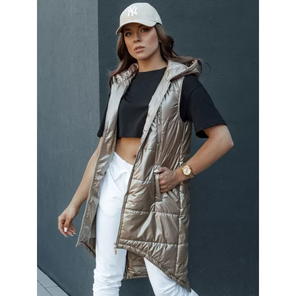  Mellény DSTREET MERIS TY4451 KARAMELLA 