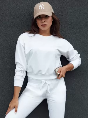 Női pulóver DSTREET CASUALVIBE FEHÉR