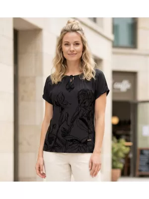 Női póló ALTISPORT DEBBI FEKETE