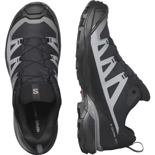  Férfi cipők SALOMON X ULTRA 360 GTX L47453200 FEKETE/MÁGNES/CSENDES ÁRNYALAT 