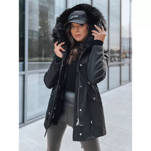  Női kabát DSTREET GARNET TY3957 FEKETE 