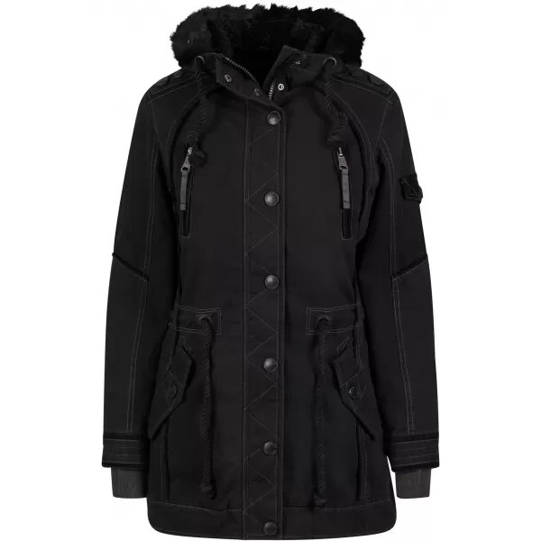  Női parka BRANDIT BD33122 FEKETE 