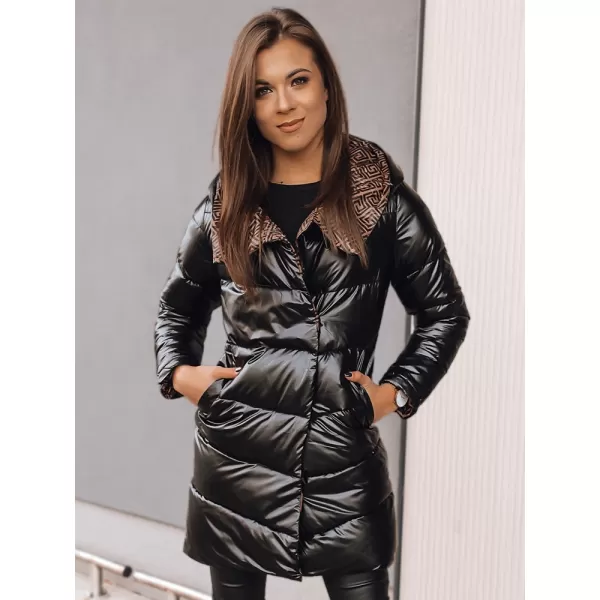  Női kabát DSTREET DELSY LONG TY3481 FEKETE 