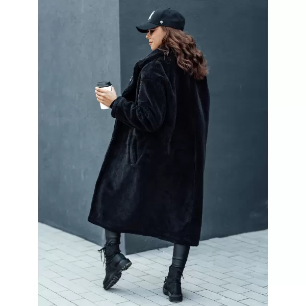  Télikabát DSTREET GLAMFUR FEKETE 