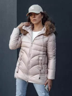 Női kabát DSTREET WINTERCHIC RÓZSASZÍN