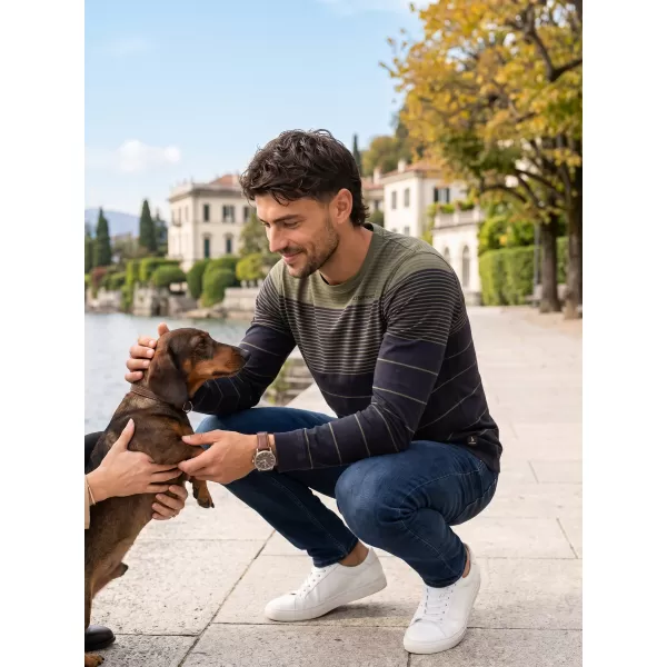  Férfi póló ALTISPORT DAIRUS KHAKI 