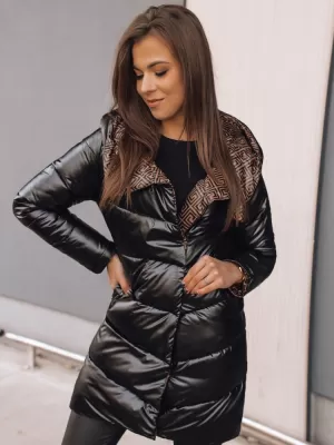 Női kabát DSTREET DELSY LONG TY3481 FEKETE