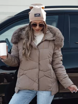 Női kabát DSTREET FIXMIX BÉZS