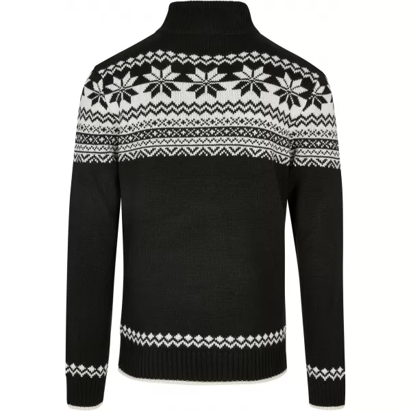  Férfi pulóver BRANDIT CARDIGAN NORWEGER BD5030 FEKETE 