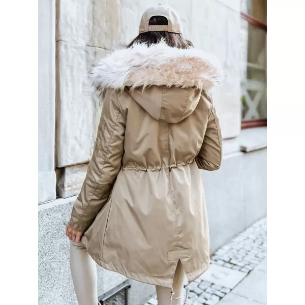  Női kabát DSTREET GARNET TY3946 BÉZS 