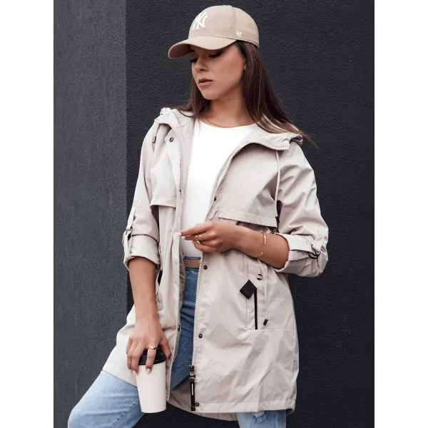  Női kabát DSTREET STYLE QUEEN TY4394 VILÁGOSSZÜRKE 