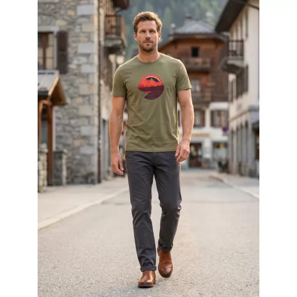  Férfi póló ALTISPORT ALM186129 KHAKI 