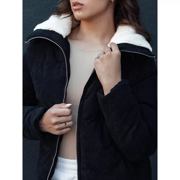  Női kabát DSTREET TRENDYGLAM TY4357 FEKETE 