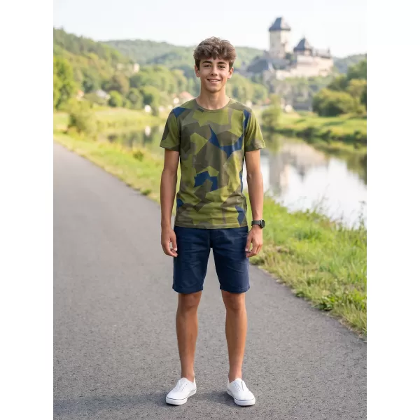  T -póló BRANDIT T BD6017 SVÉD CAMO 