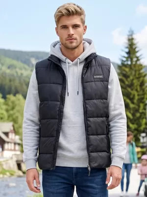 Férfi mellény ALTISPORT DAMAN FEKETE