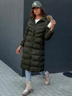 Kabát DSTREET LUXWARM SÖTÉTZÖLD
