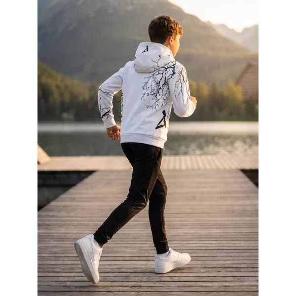  Gyermek prémium funkcionális pulóver ALTISPORT VOJ/ALK004MI01 FEHÉR 