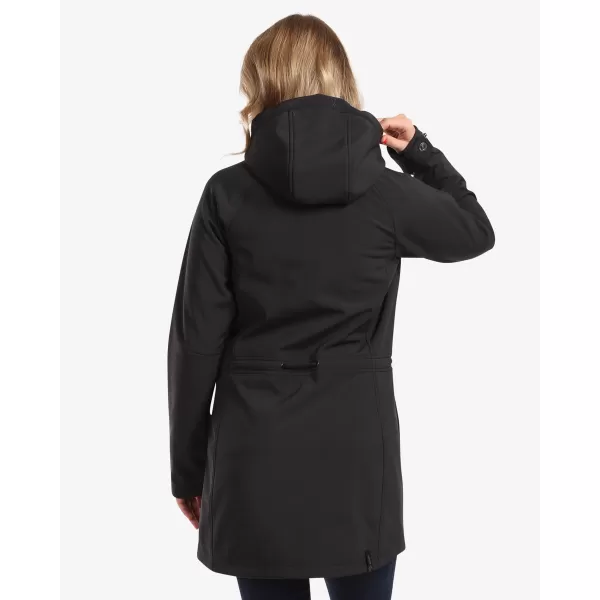  Női softshell kabát KILPI LASIKA-W WL0136KI FEKETE 