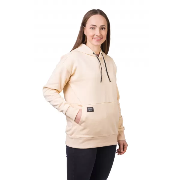  Női pulóver HANNAH SANDY HOODY FEHÉRÍTETT HOMOK 