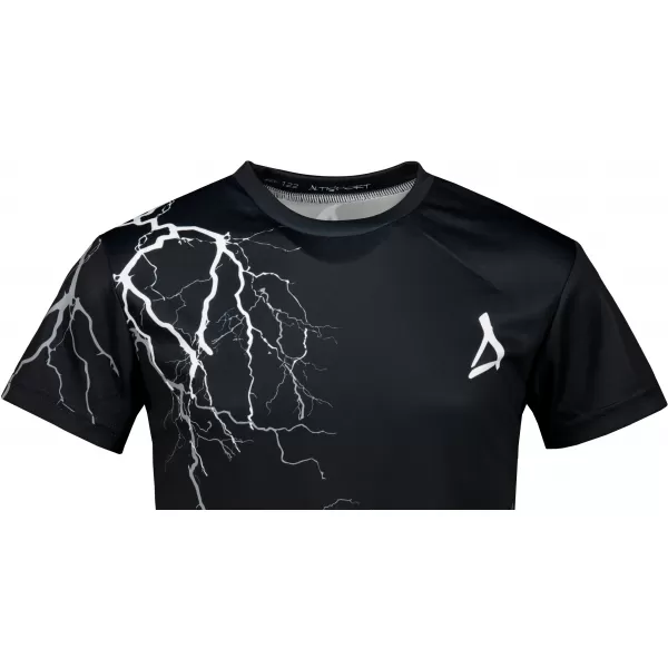  Gyermek prémium funkcionális póló ALTISPORT VOJ/ALK004TR01 FEKETE-FEHÉR 