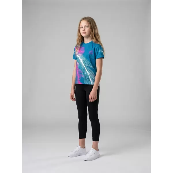  Gyermek prémium funkcionális póló ALTISPORT VOJ/ALK001TR01 BENZIN/RÓZSASZÍN 