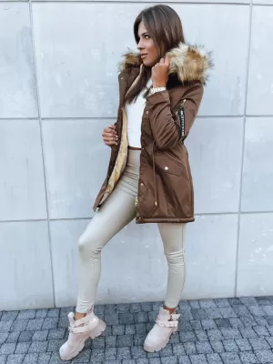 Női kabát DSTREET VIXEN TY3871 KARAMELLA