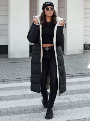 Kabát DSTREET GLAMPUFF TY4606 FEKETE