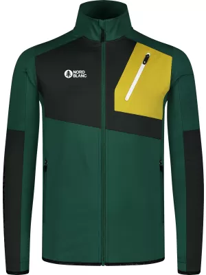 Férfi powerfleece pulóver NORDBLANC RIVER ZÖLD