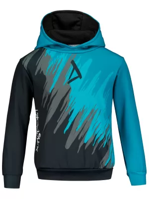 Gyermek prémium funkcionális pulóver ALTISPORT VOJ/ALK006MI01 FEKETE/KEROZIN