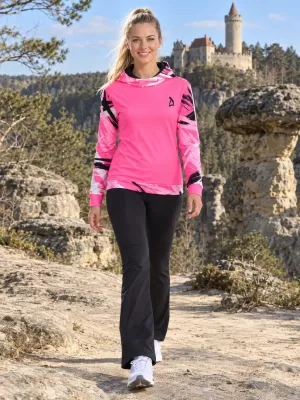 Prémium funkcionális női pulóver ALTISPORT VOJ/ALW039MI01 FLUO RÓZSASZÍN