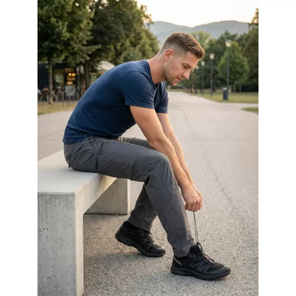  Férfi nadrág/rövidnadrág ALTISPORT NoPrint NP/ALM2021NJ SZÉN 