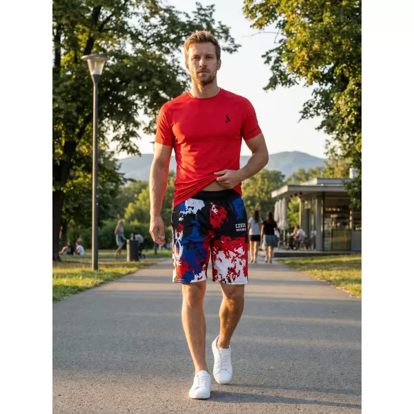  Férfi prémium funkcionális rövidnadrág zsebek nélkül ALTISPORT VOJ/ALM036KRA02 FOLTOK 