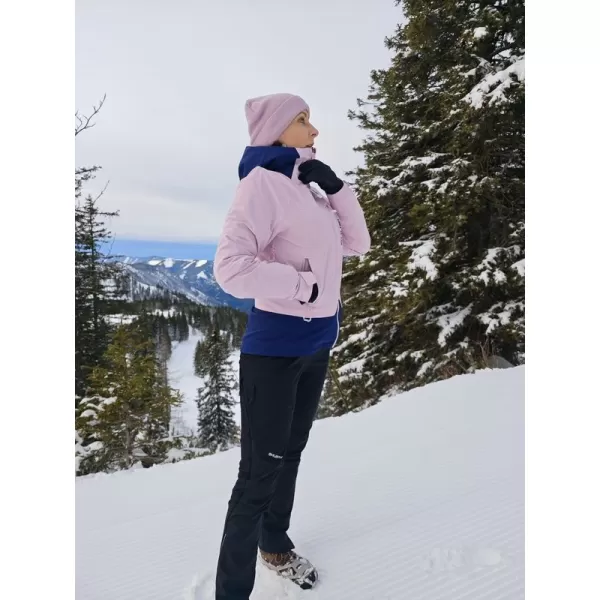  Hölgyek ski dzseki HUSKY GAMBI L RÓZSASZÍN/KÉK 