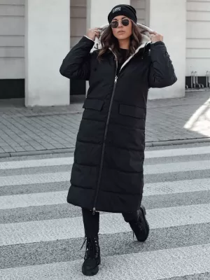 Kabát DSTREET GLAMPUFF TY4606 FEKETE