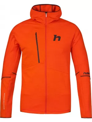 Férfi pulóver HANNAH NIRO HOODY FŰSZERES NARANCS MEL