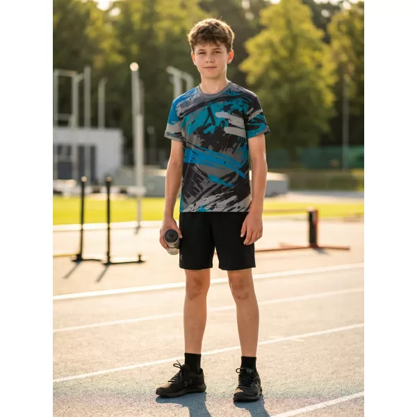  Gyermek prémium funkcionális póló ALTISPORT VOJ/ALK014TR01 FEKETE/KEROZIN 