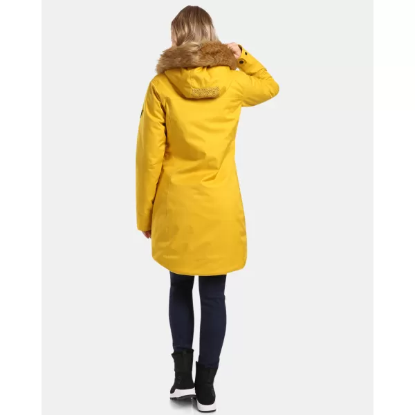  Női télikabát KILPI PERU-W WL0132KI ARANYSÁRGA 