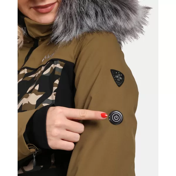  Női sídzseki KILPI CLAIR-W WL0107KI KHAKI 