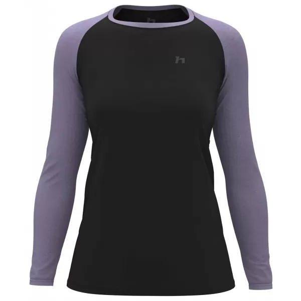  Hosszú ujjú női póló HANNAH LESLIE L/S ANTRACIT/WISTERIA 