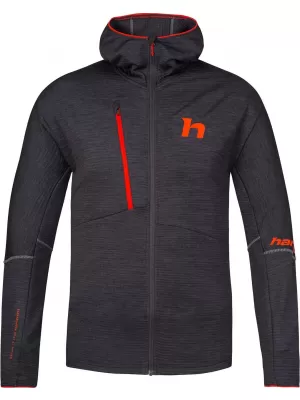 Férfi pulóver HANNAH NIRO HOODY ANTRACIT MEL