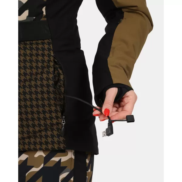  Női sídzseki KILPI CLAIR-W WL0107KI KHAKI 