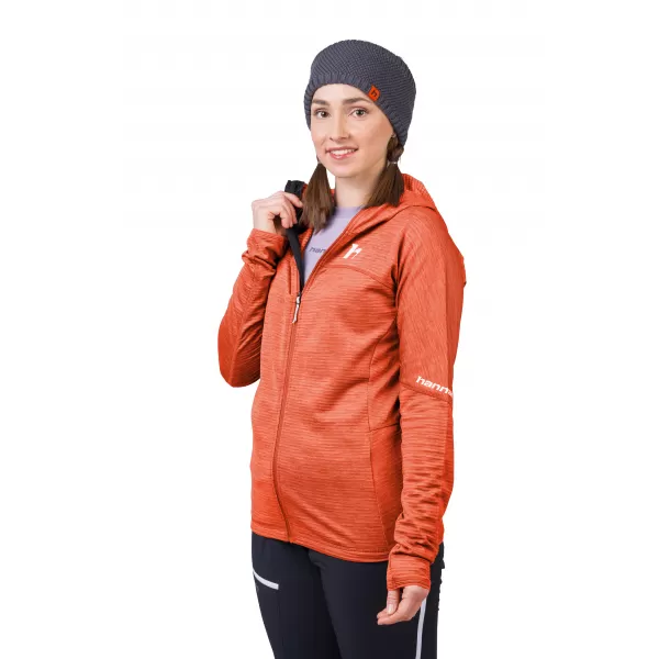  Női pulóver HANNAH MEDA HOODY FŰSZERES NARANCS MEL 