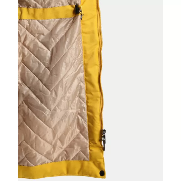  Női télikabát KILPI PERU-W WL0132KI ARANYSÁRGA 