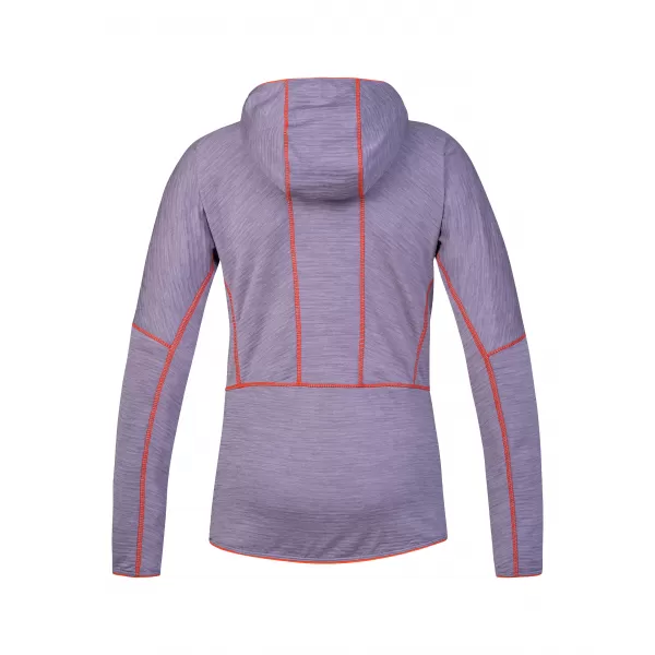 Női pulóver HANNAH MEDA HOODY LEVENDULA SZÜRKE MEL 
