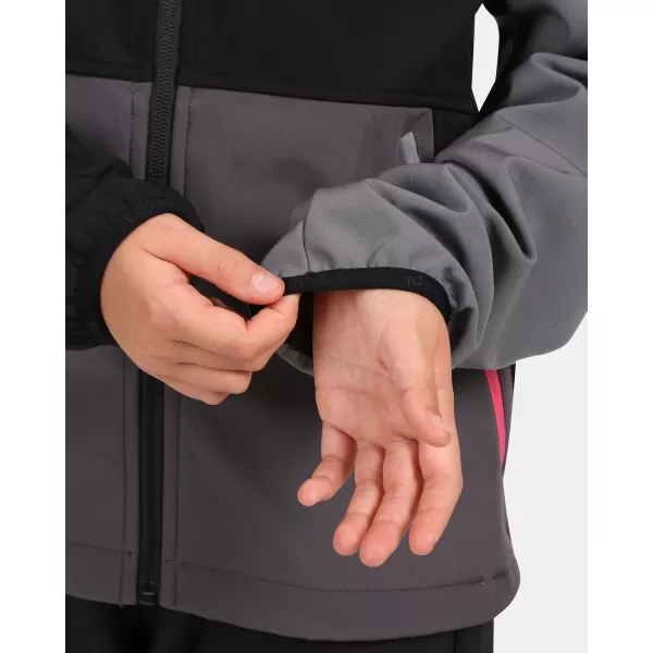  Lányos softshell kabát KILPI RAVIA-J WJ0113KI FEKETE 