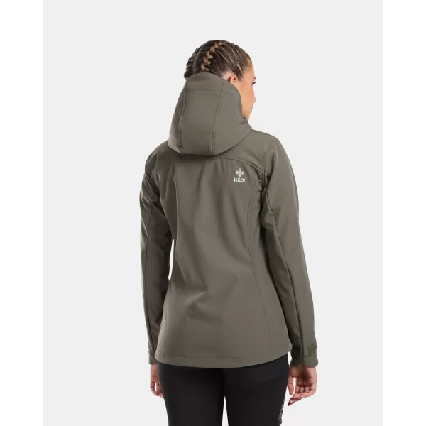  Női softshell kabát KILPI RAVIA-W WL0129KI SÖTÉTZÖLD 