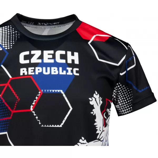  Gyermek prémium funkcionális póló ALTISPORT VOJ/ALK036TR01 FEKETE 