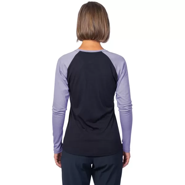  Hosszú ujjú női póló HANNAH LESLIE L/S ANTRACIT/WISTERIA 