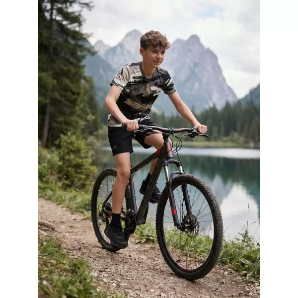  Gyermek prémium funkcionális póló ALTISPORT VOJ/ALK014TR01 FEKETE/SZÜRKE 